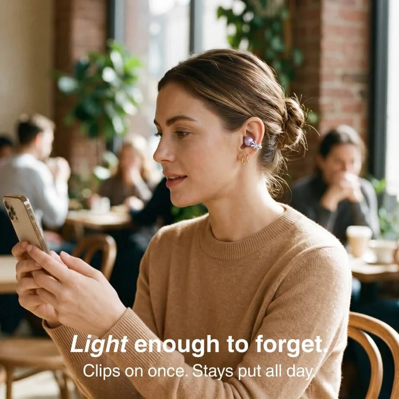 TiSound™ Adorn - Clip-On Earbuds
