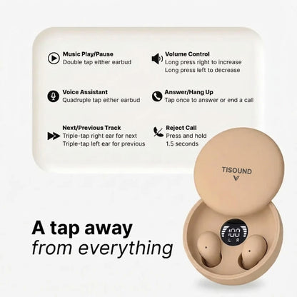 TiSound™ Air - Ultra-Light Earbuds - Skin Tones Edition