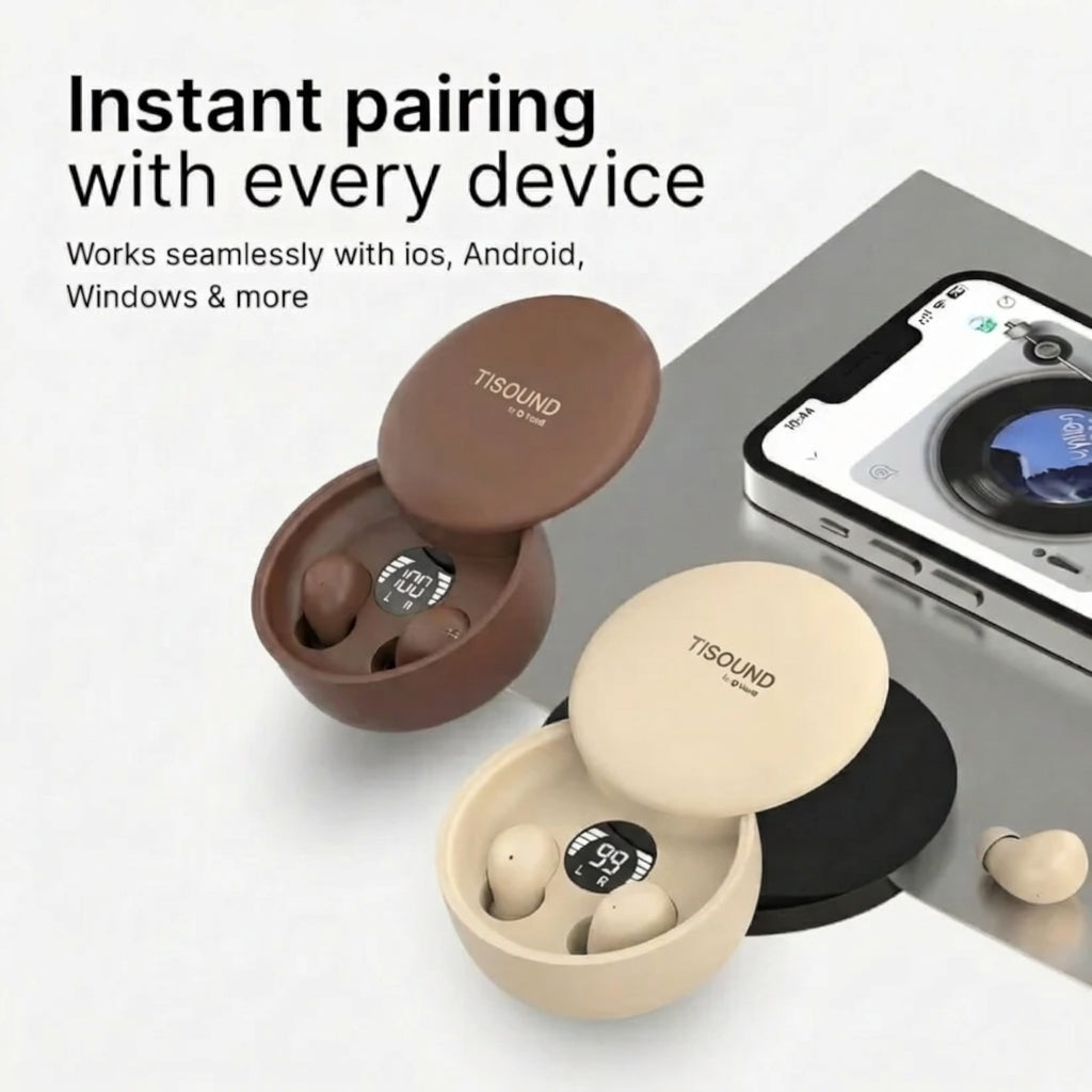 TiSound™ Air - Ultra-Light Earbuds - Skin Tones Edition