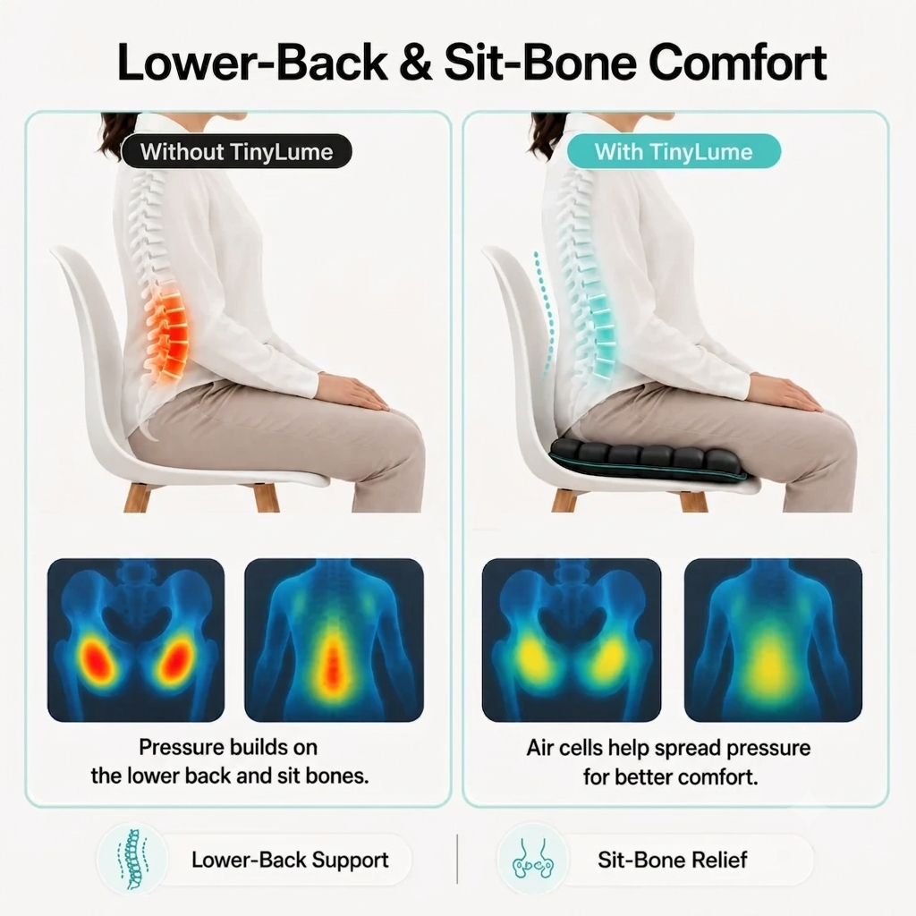 TinyLume AirCell Seat Cushion