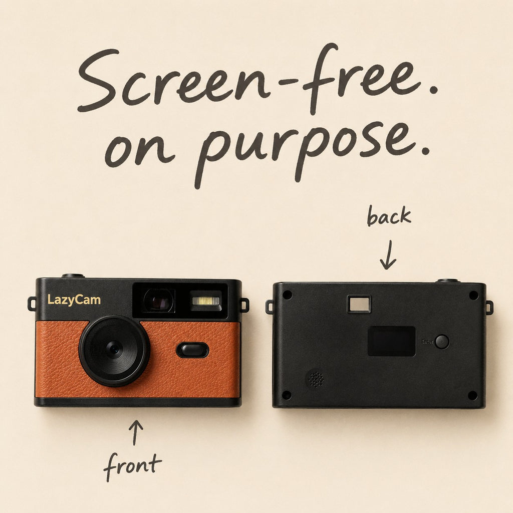 LazyCam Screen-Free Retro Camera