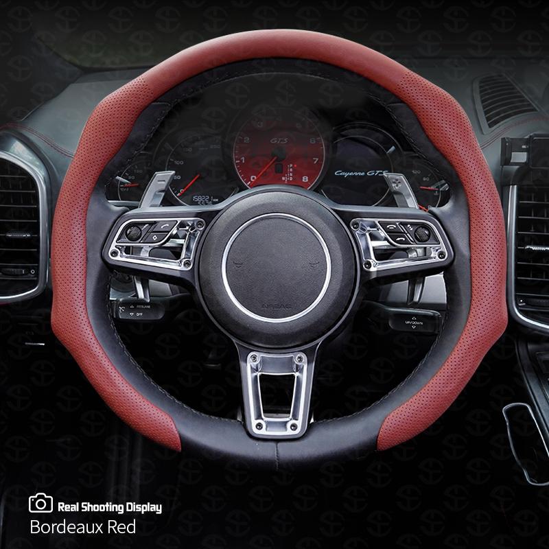 Premium Nappa Leather Wheel Cover