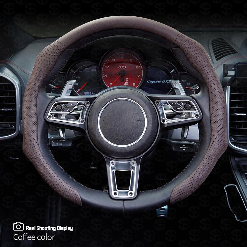 Premium Nappa Leather Wheel Cover